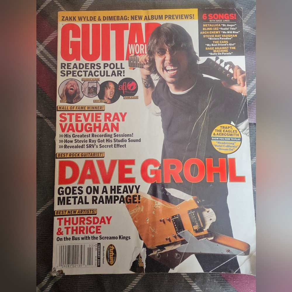 Guitar World Magazine February 2004 ~ Dave Grohl No Poster